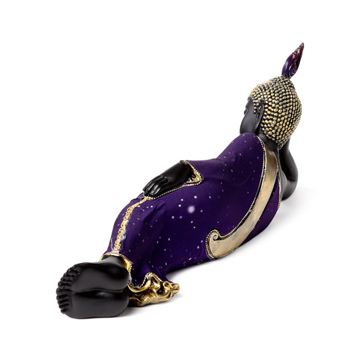 Purple & Black Thai Buddha Reclining BUD388