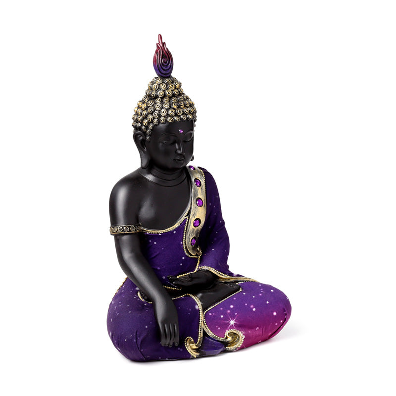 Purple & Black Thai Buddha Dream Meditation BUD389