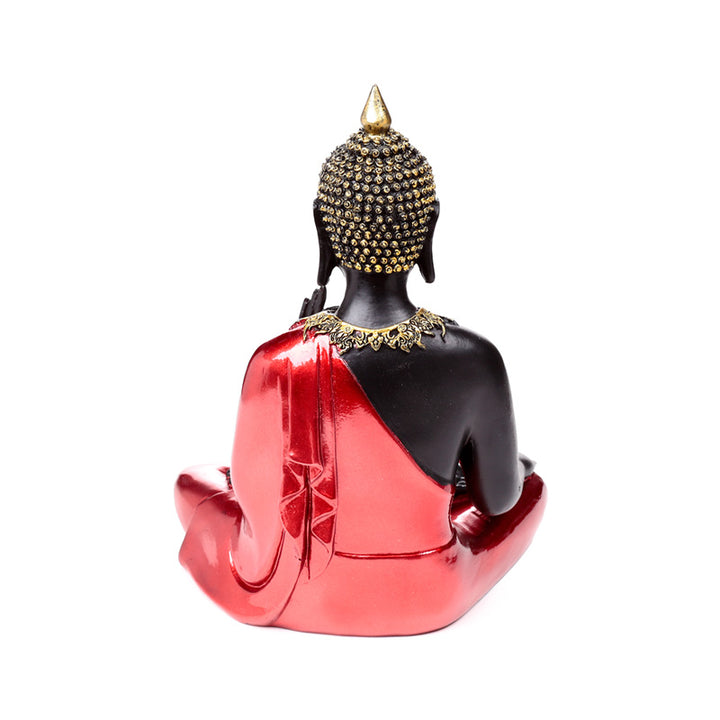 Red, Black & Gold Thai Buddha Meditation BUD392