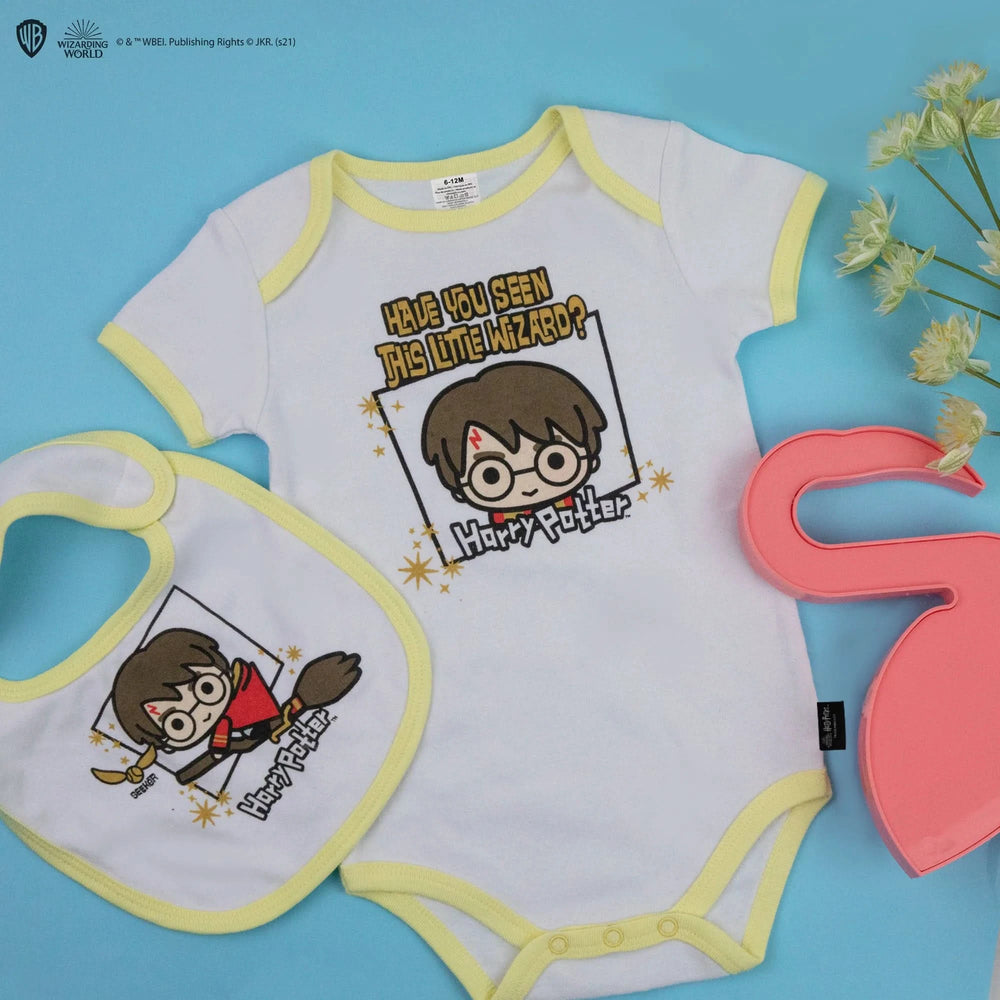 Baby Bodsuit with bibs - Little Wizard CR1720