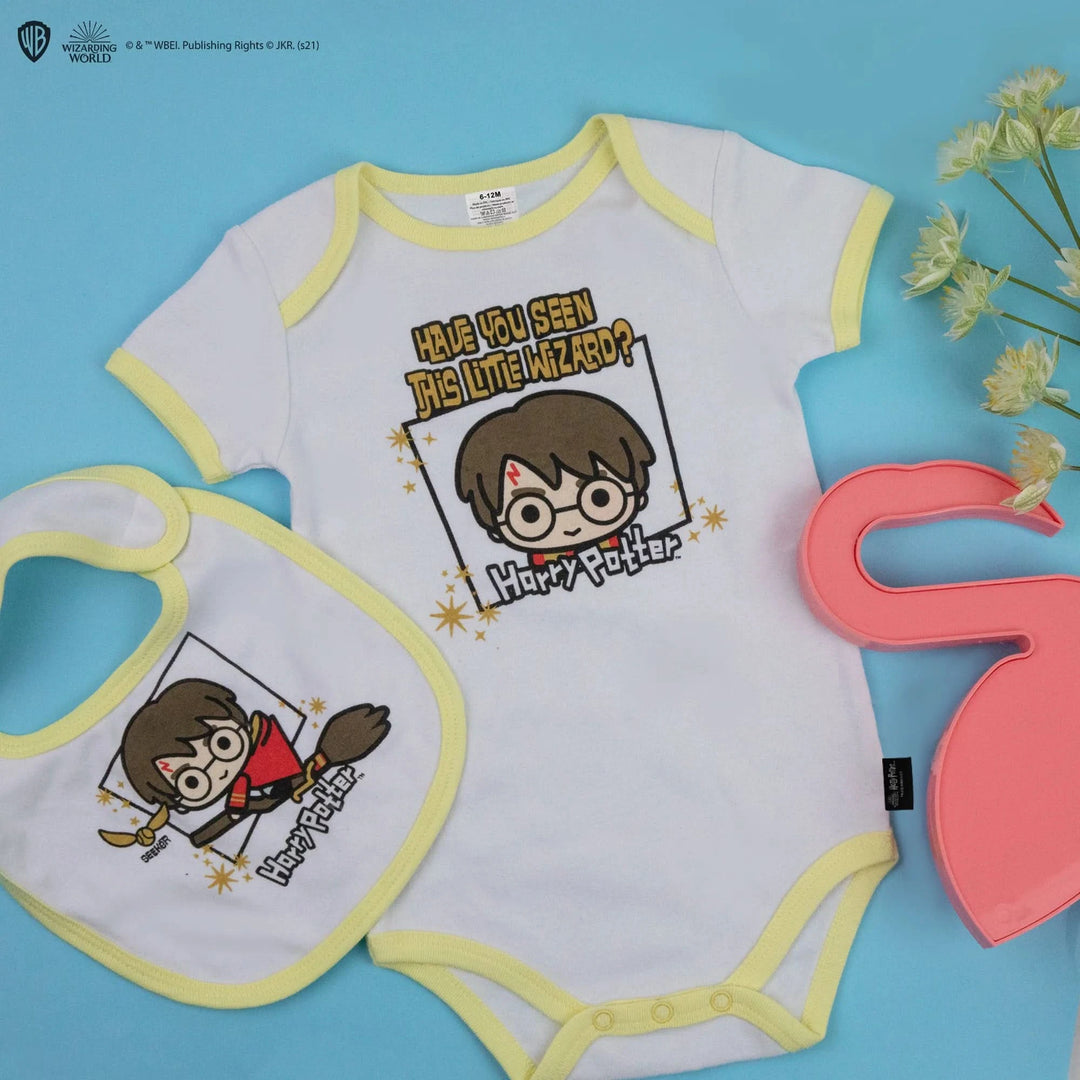 Baby Bodsuit with bibs - Little Wizard CR1720