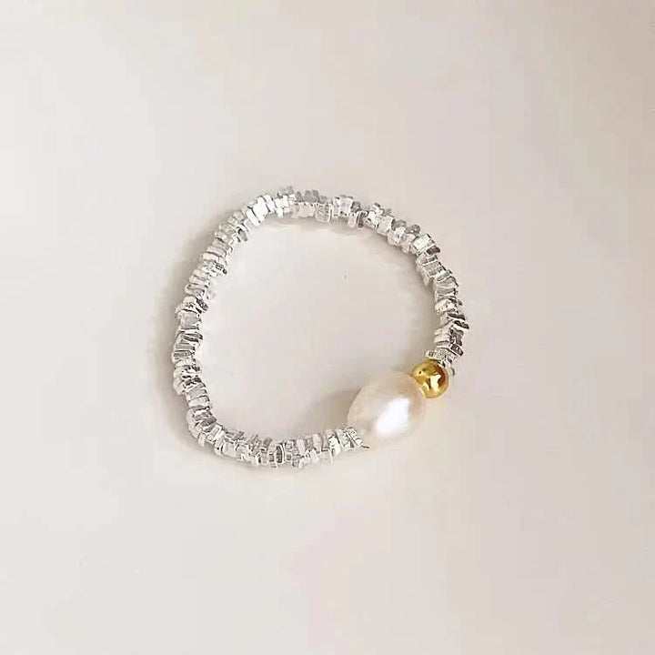 Barocco Pearl Silver Pieces Ring