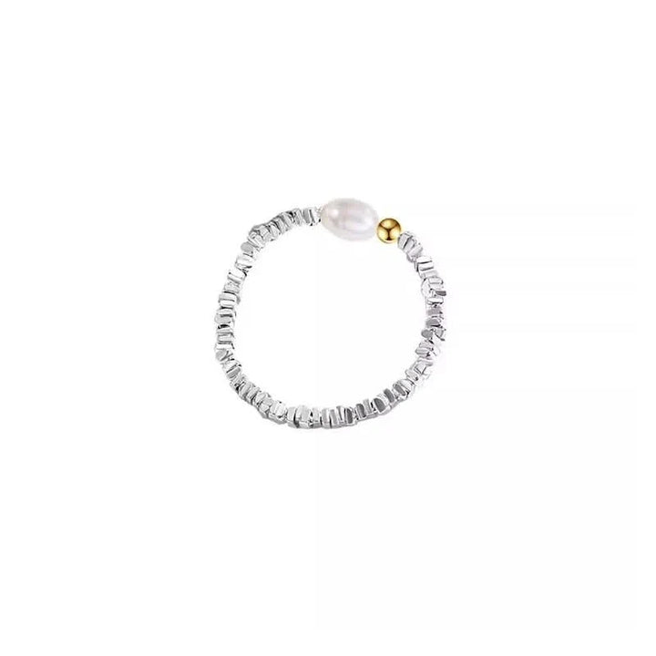 Barocco Pearl Silver Pieces Ring