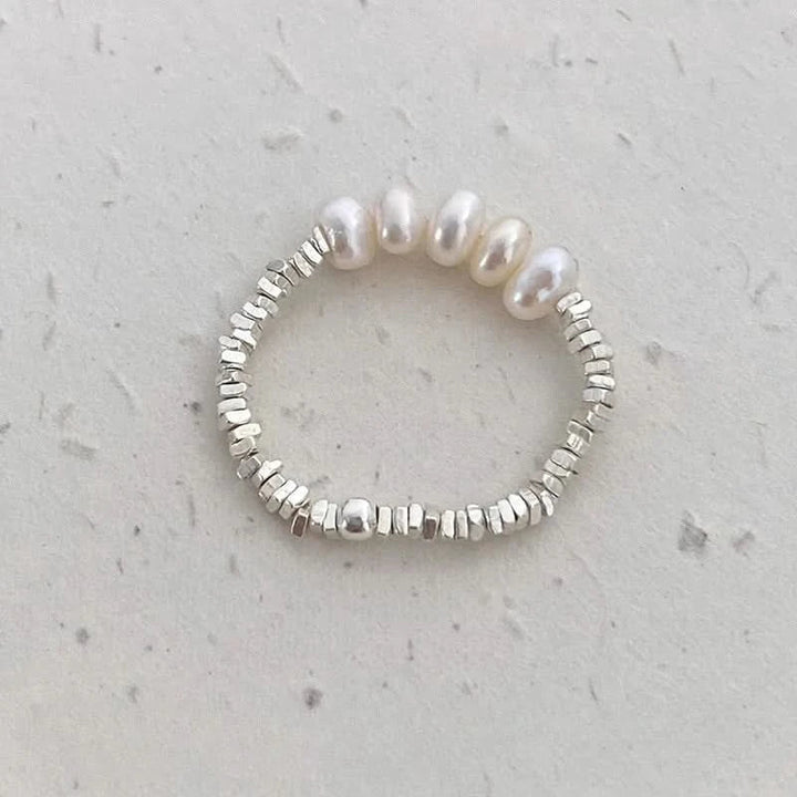 Barocco Pearls Silver Pieces Ring