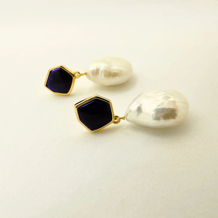 Baroque Pearl Drop Earrings
