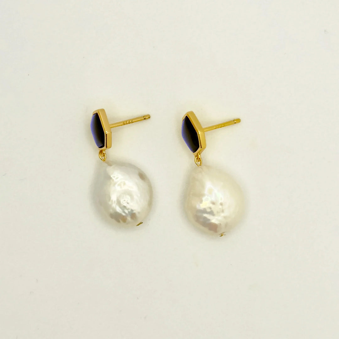 Baroque Pearl Drop Earrings
