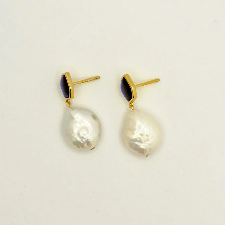 Baroque Pearl Drop Earrings