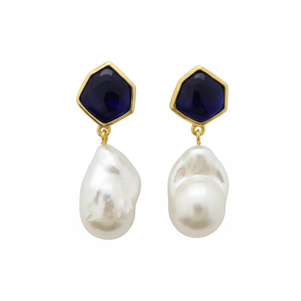Baroque Pearl Drop Earrings
