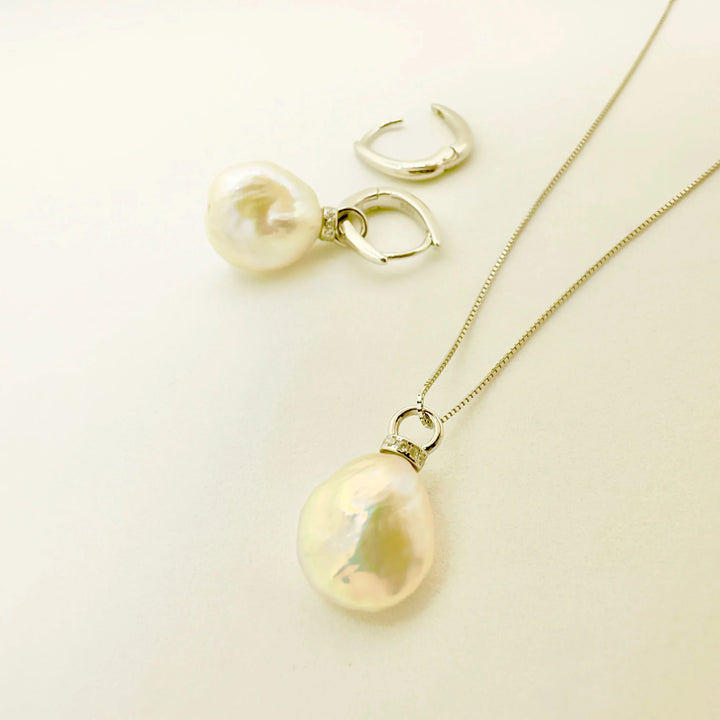 Baroque Pearls Detachable Earrings