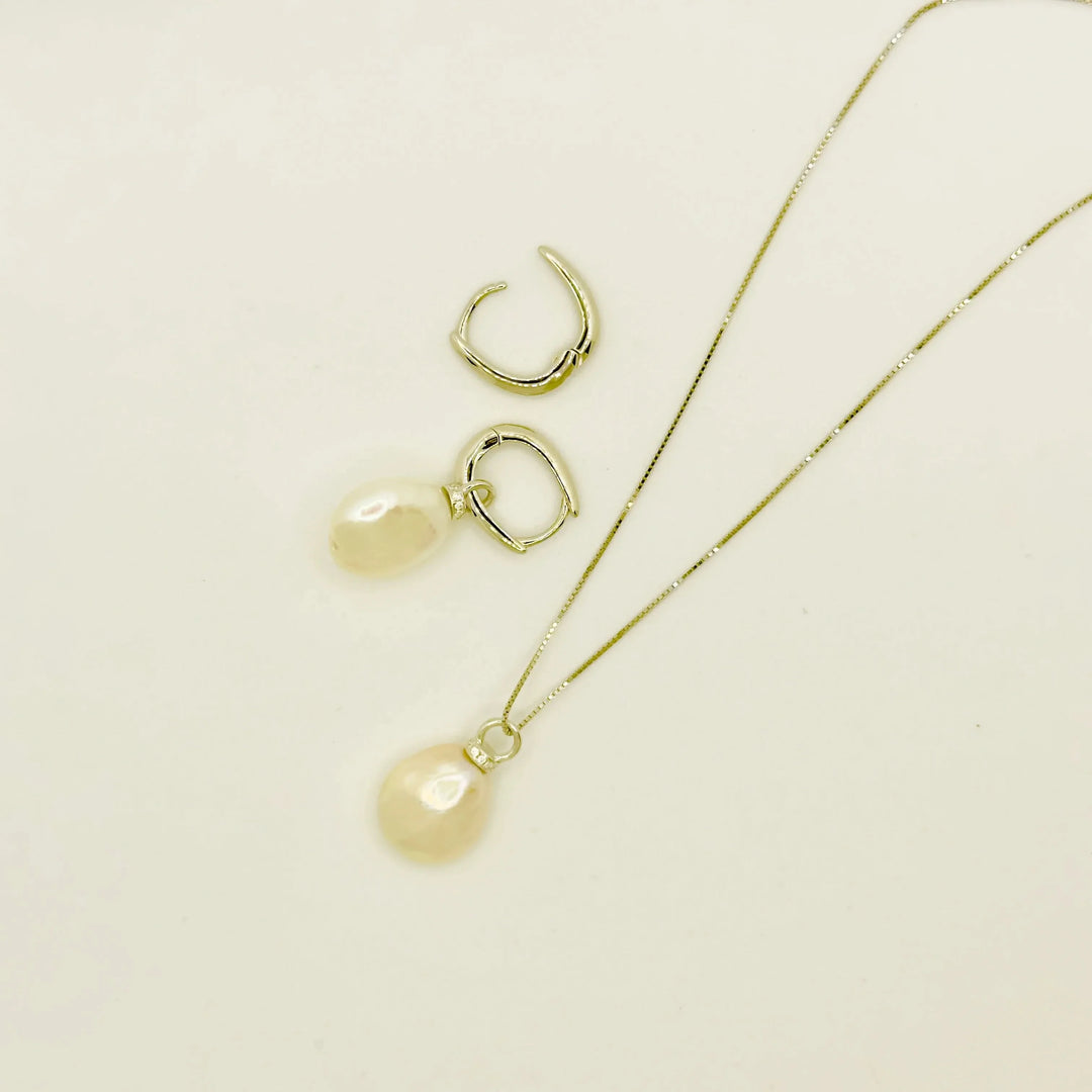 Baroque Pearls Detachable Earrings