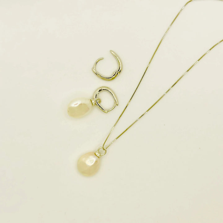 Baroque Pearls Detachable Earrings