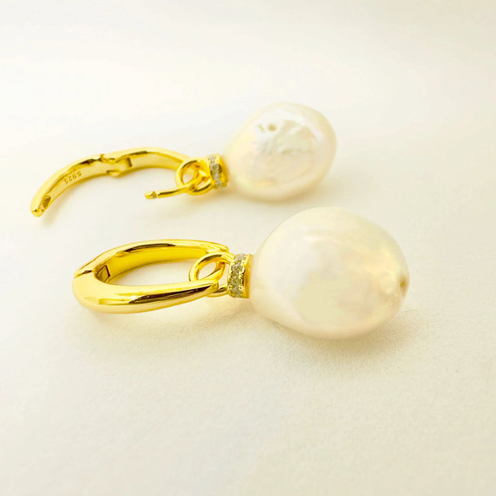 Baroque Pearls Detachable Earrings