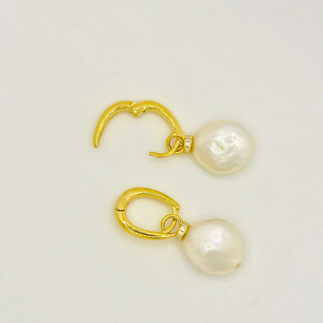 Baroque Pearls Detachable Earrings
