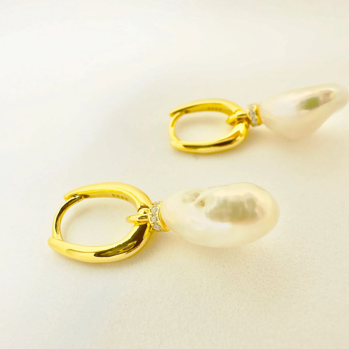 Baroque Pearls Detachable Earrings