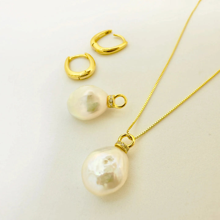 Baroque Pearls Detachable Earrings