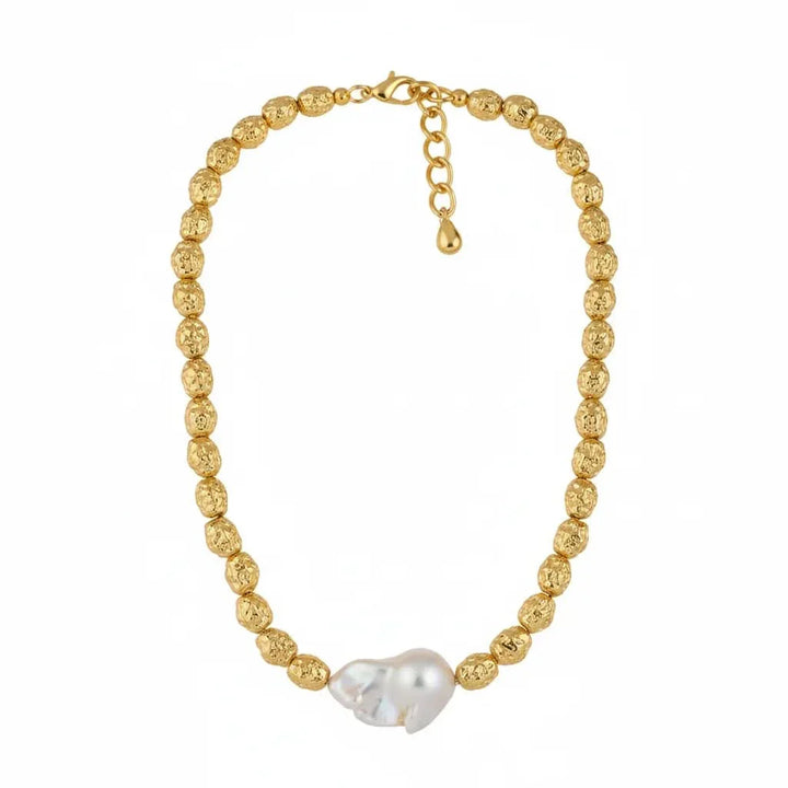 Baroque Pearl Necklace – One or Three Pearls