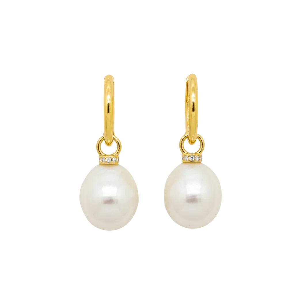 Baroque Pearls Detachable Earrings