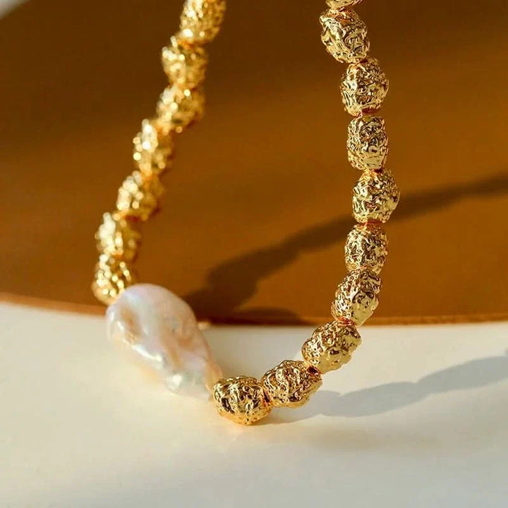Baroque Pearl Necklace – One or Three Pearls