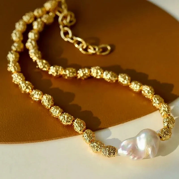 Baroque Pearl Necklace – One or Three Pearls