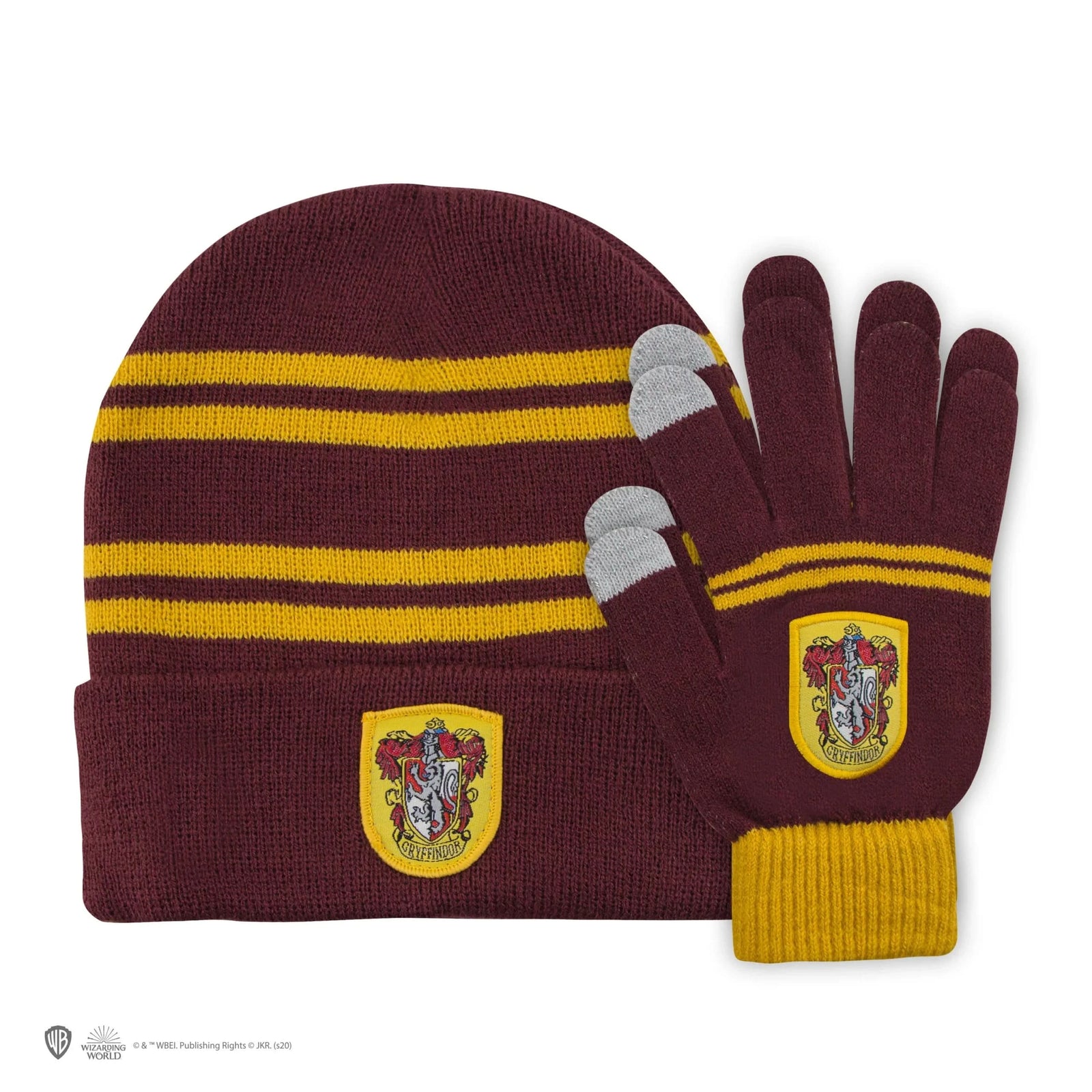 Kids Gryffindor Gloves And Beanie Set CR1321