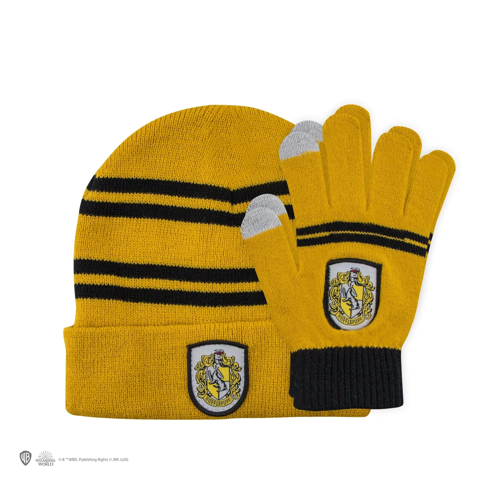 Kids Hufflepuff Gloves And Beanie Set CR1324