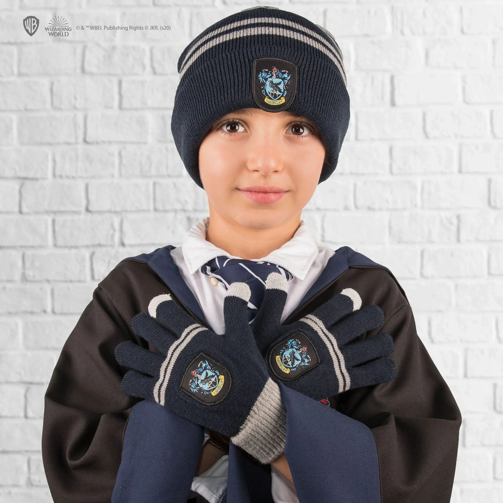 Kids Ravenclaw Gloves And Beanie Set CR1323