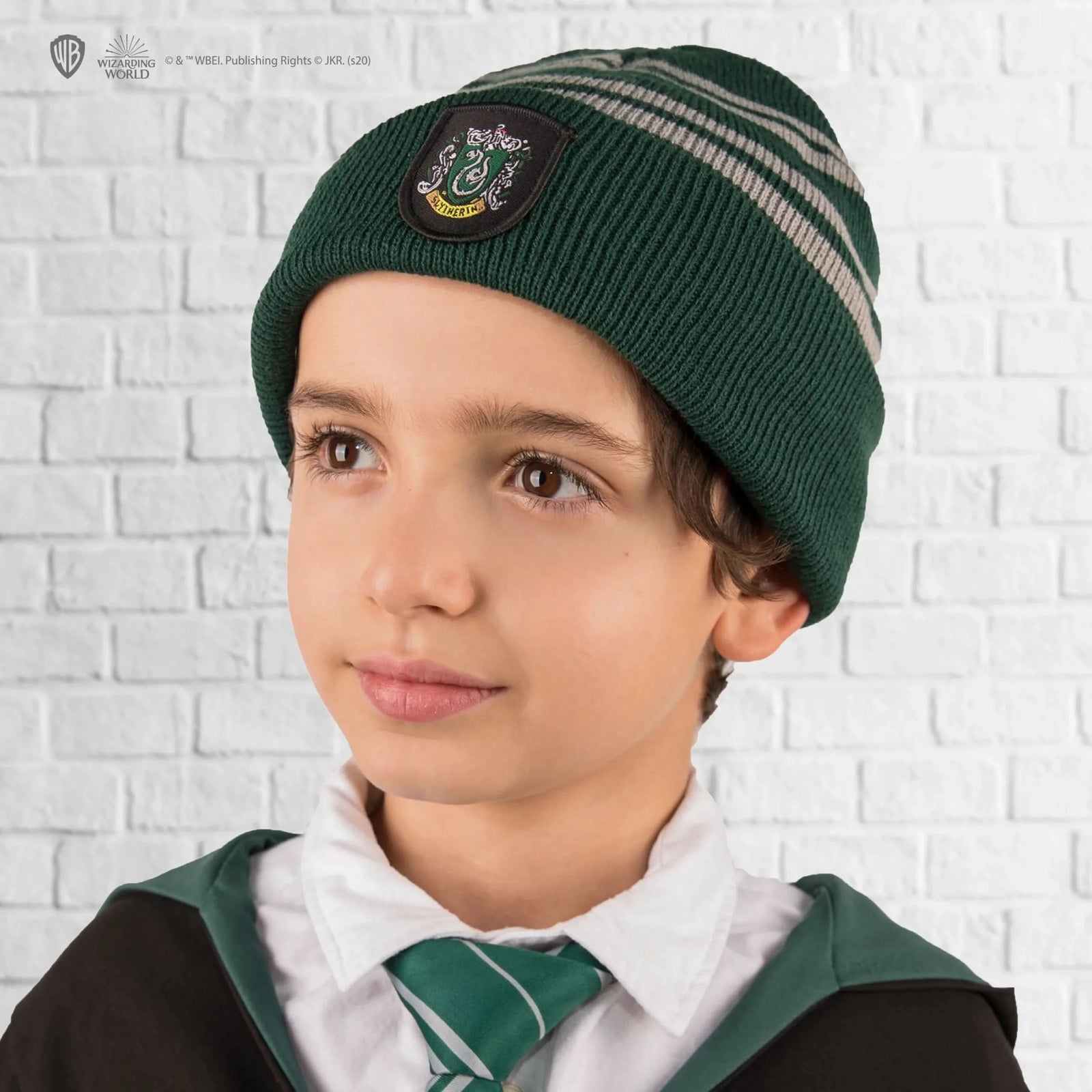 Kids Slytherin Gloves And Beanie Set CR1322