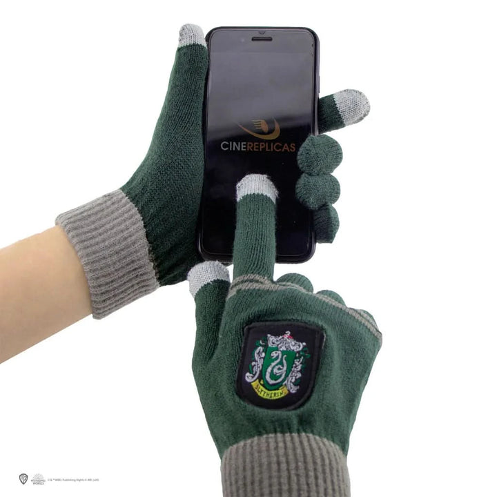 Kids Slytherin Gloves And Beanie Set CR1322