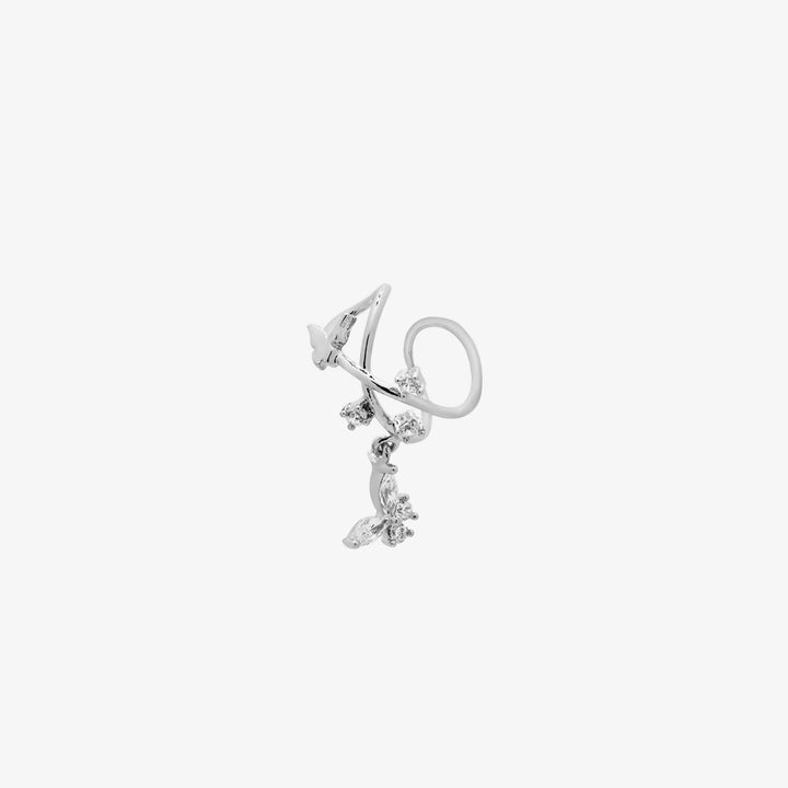Vine With Butterfly Ear Cuff-3
