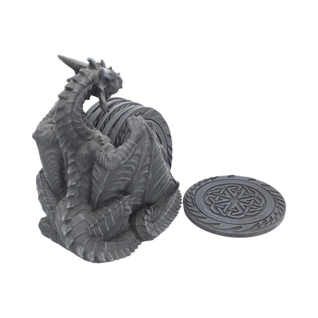 Dragons Lair Black Dragon Coaster Set C0795C4