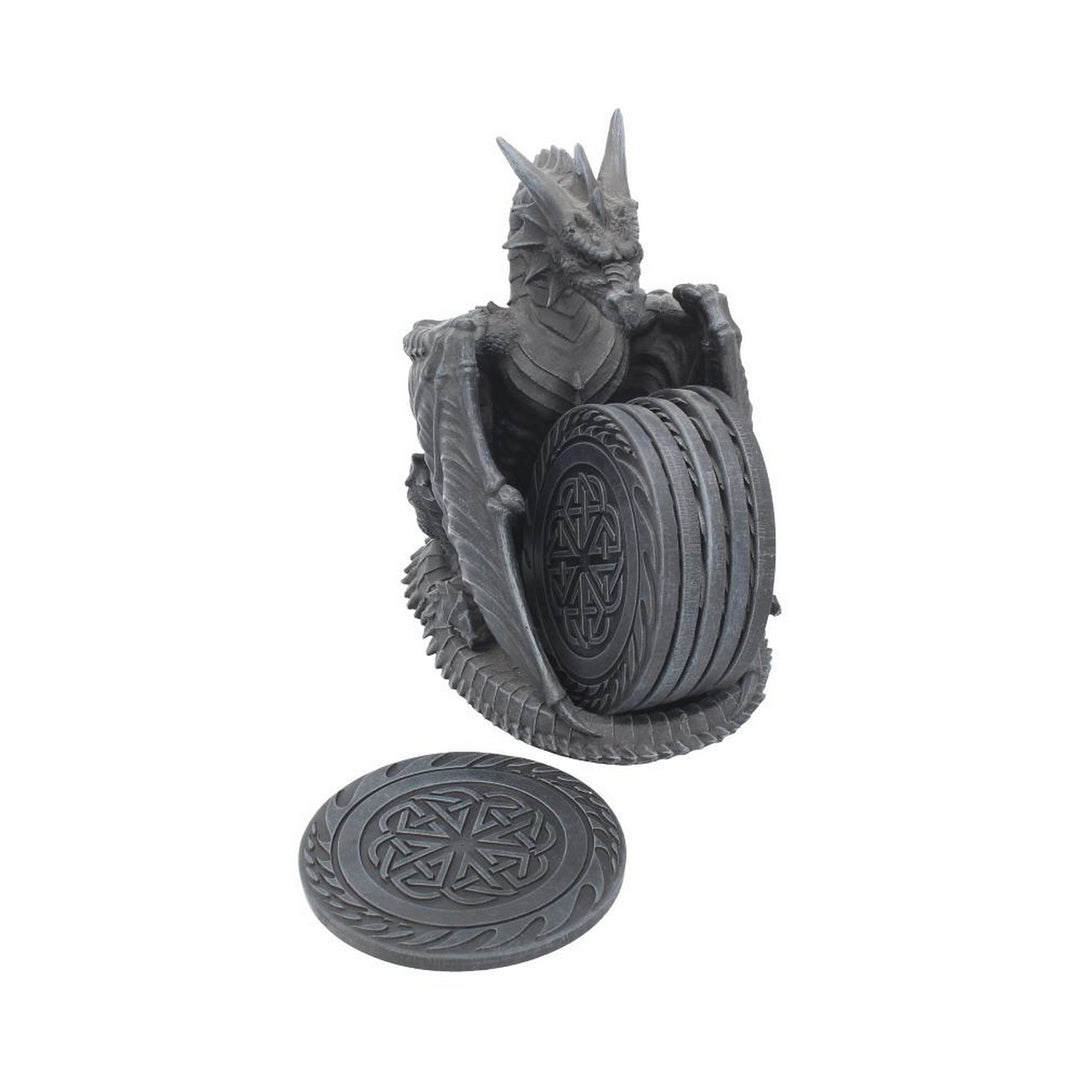 Dragons Lair Black Dragon Coaster Set C0795C4