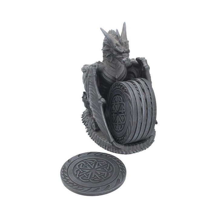 Dragons Lair Black Dragon Coaster Set C0795C4
