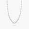 Thomas Sabo Charm Club Charming Connect Sterling Silver Paperclip Link Charm Necklace C1207-001-21