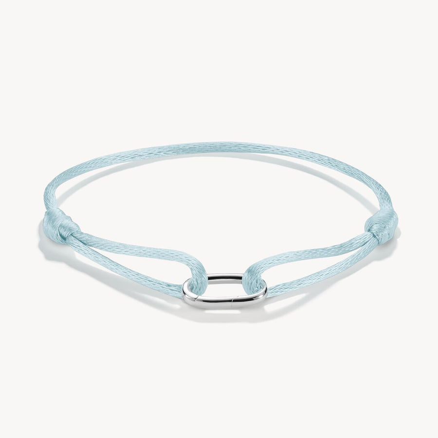 Charm Club Connect Polyester Blue Link Bracelet C1210-001-17
