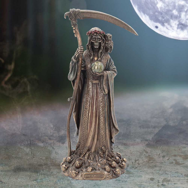 Santa Muerte Reaper Finished in Bronze 29cm C2425G6