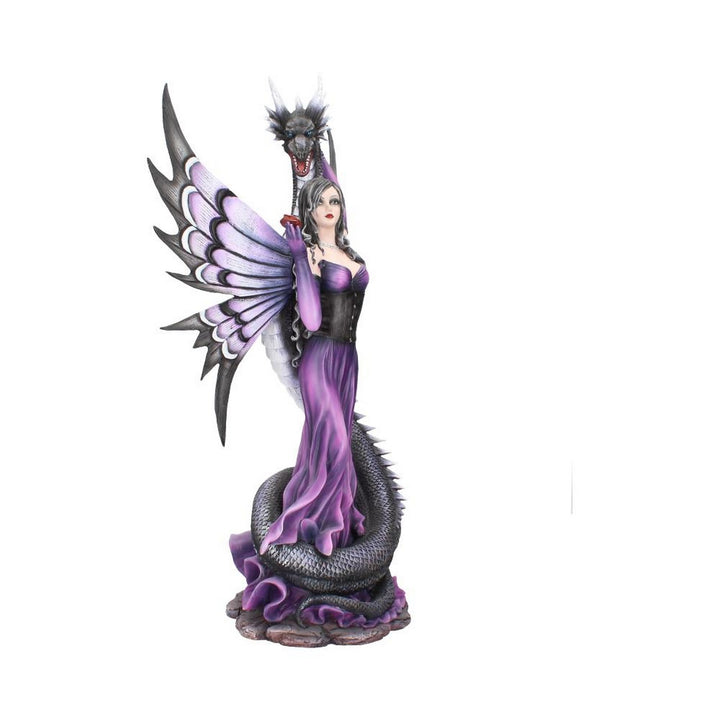 Guardians Embrace Large Dark Fairy Dragon Ornament C2642G6