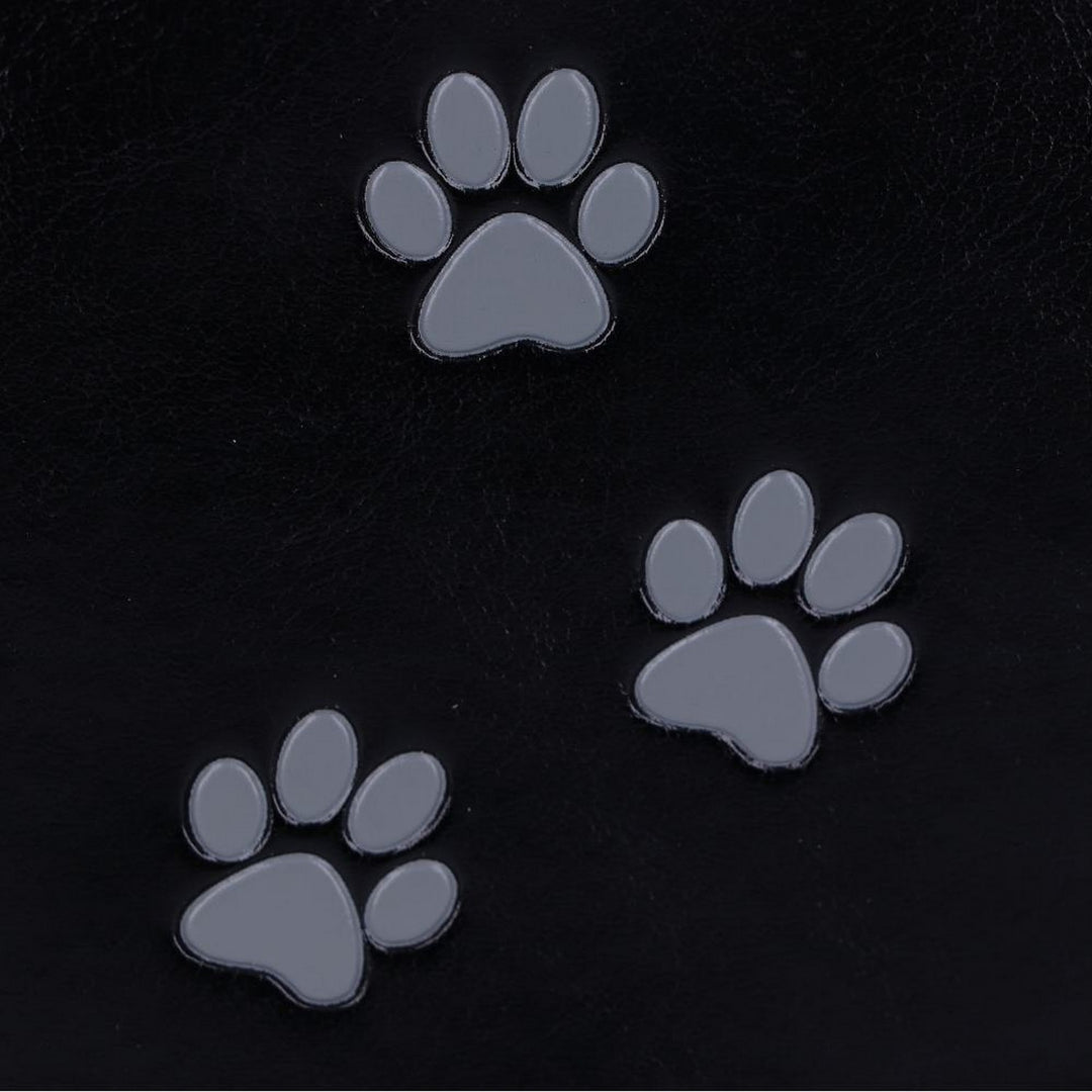 Black Lucky Cat Purse Embossed Eye Tail Wallet C3012H7