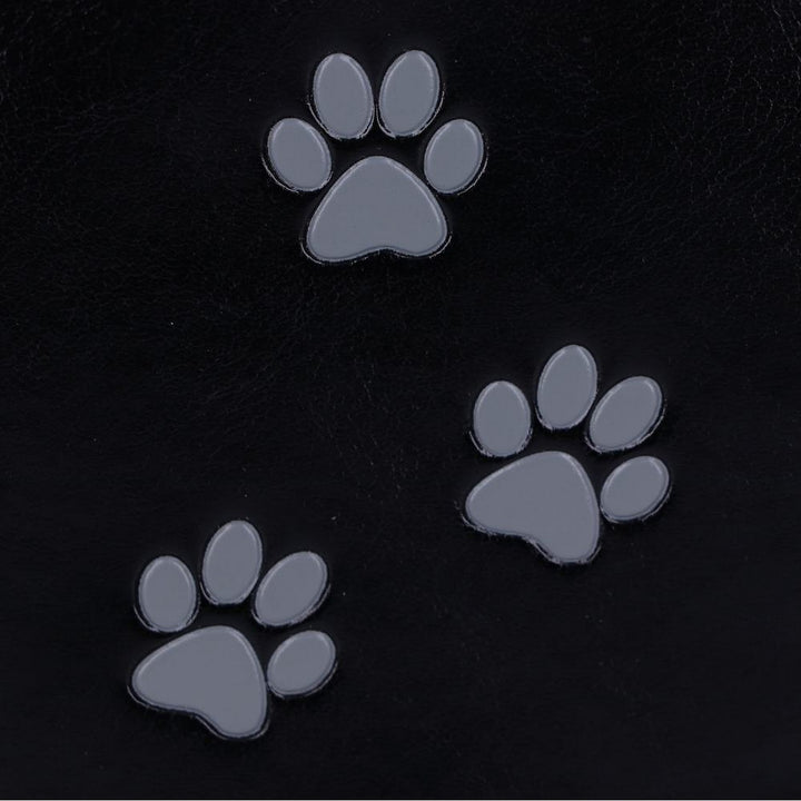 Black Lucky Cat Purse Embossed Eye Tail Wallet C3012H7
