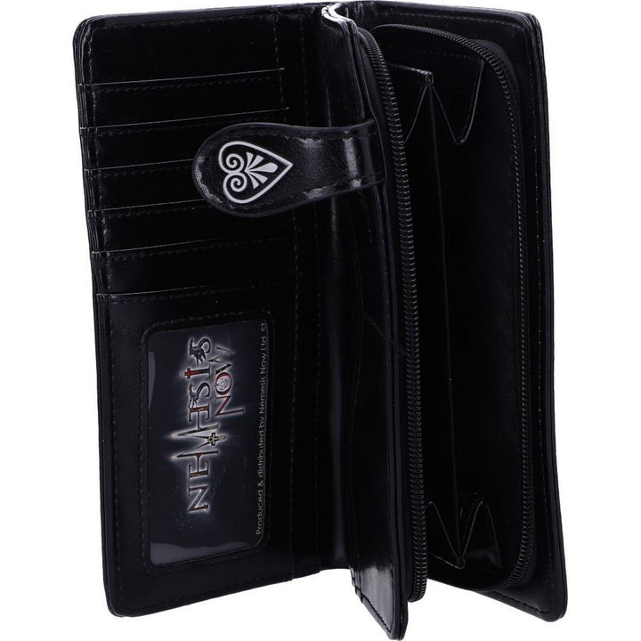 Skull Tarot Card Purse Embossed Wallet C3550J7