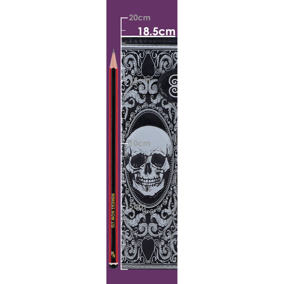 Skull Tarot Card Purse Embossed Wallet C3550J7