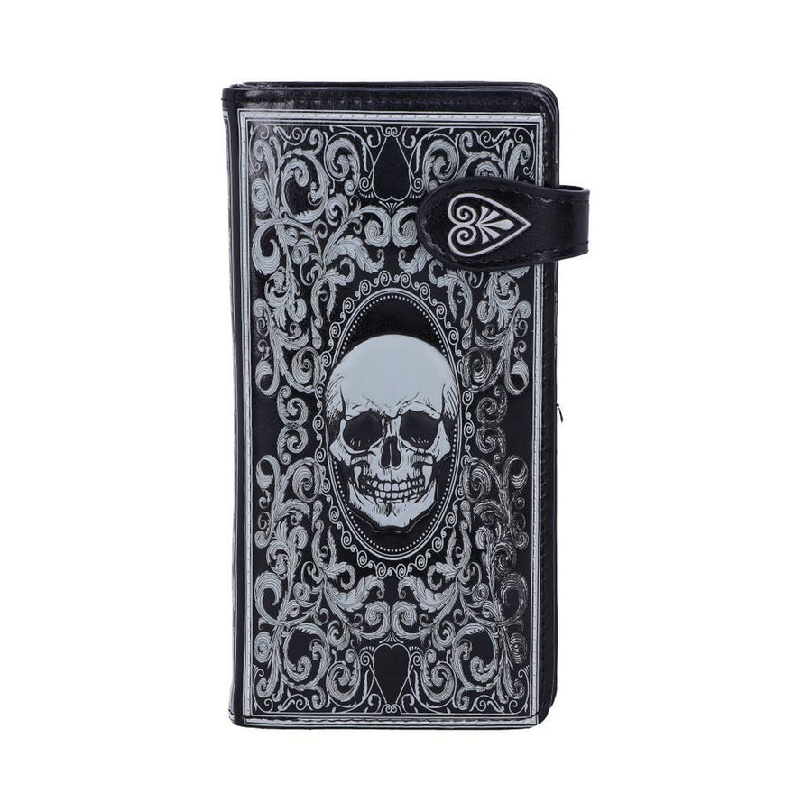 Skull Tarot Card Purse Embossed Wallet C3550J7