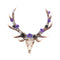 Antlers of Eden Floral Decorated Animal Deer Skull C4035M8