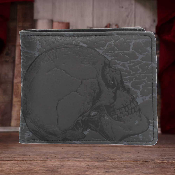 Memento Mori Skull Embossed Wallet C4265M8