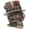 Steampunk Clockwork Baron Skull Figurine Ornament C4960R0
