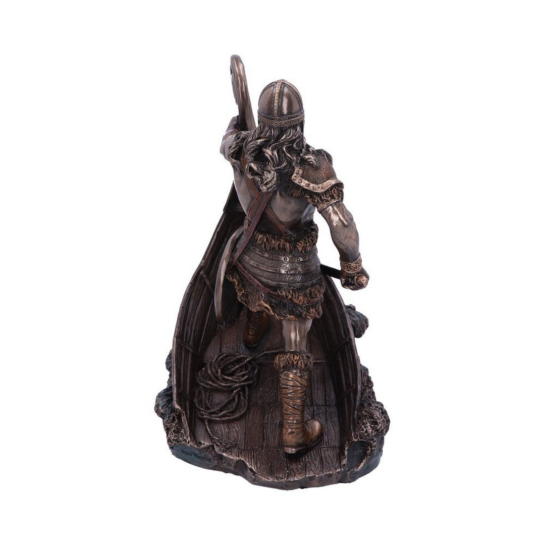 Bronzed Halvor Viking Longship Figurine C4962R0