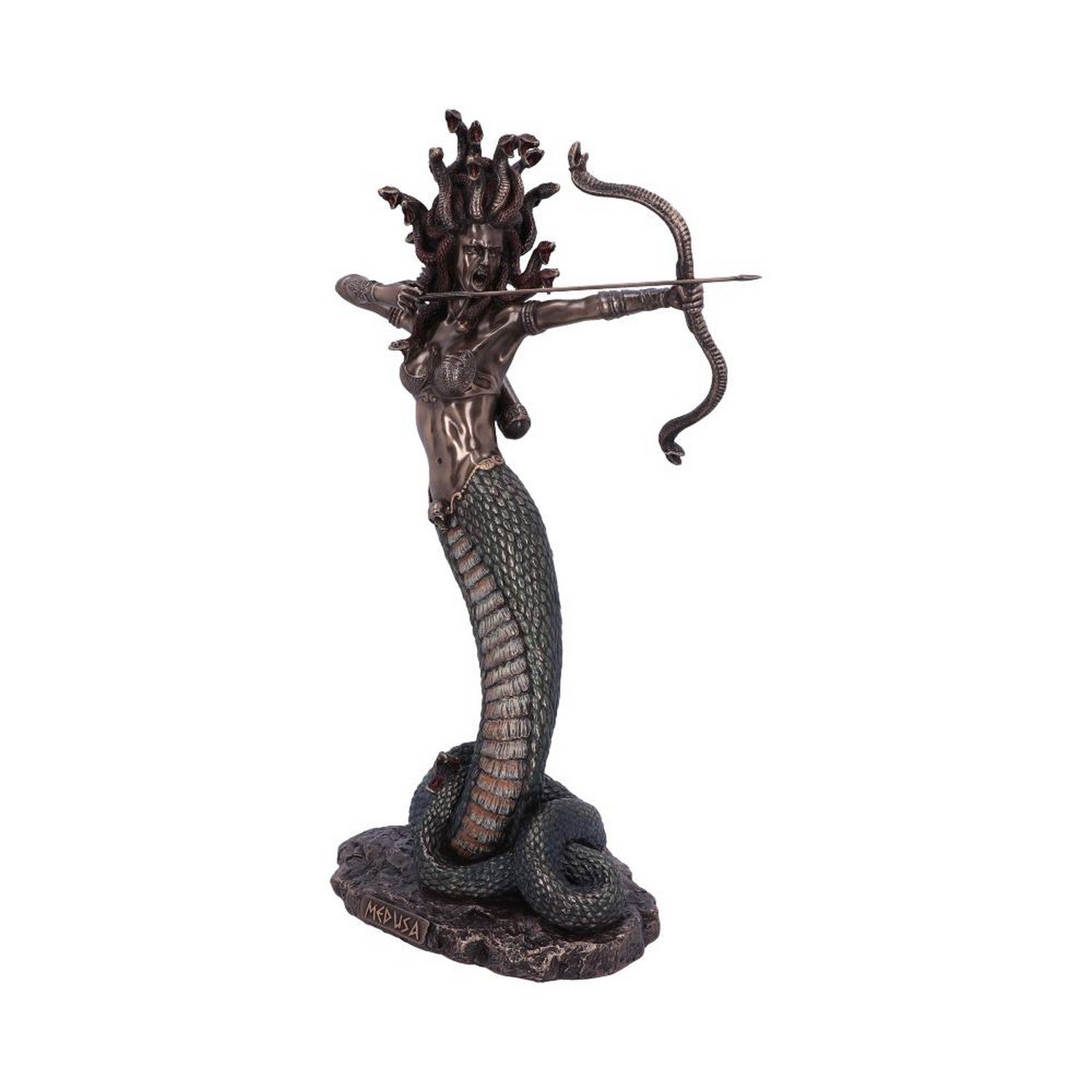 Bronze Mythological Medusa's Wrath Figurine 36cm C5444T1