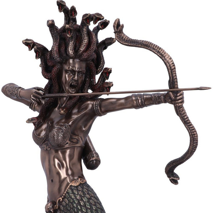Bronze Mythological Medusa's Wrath Figurine 36cm C5444T1