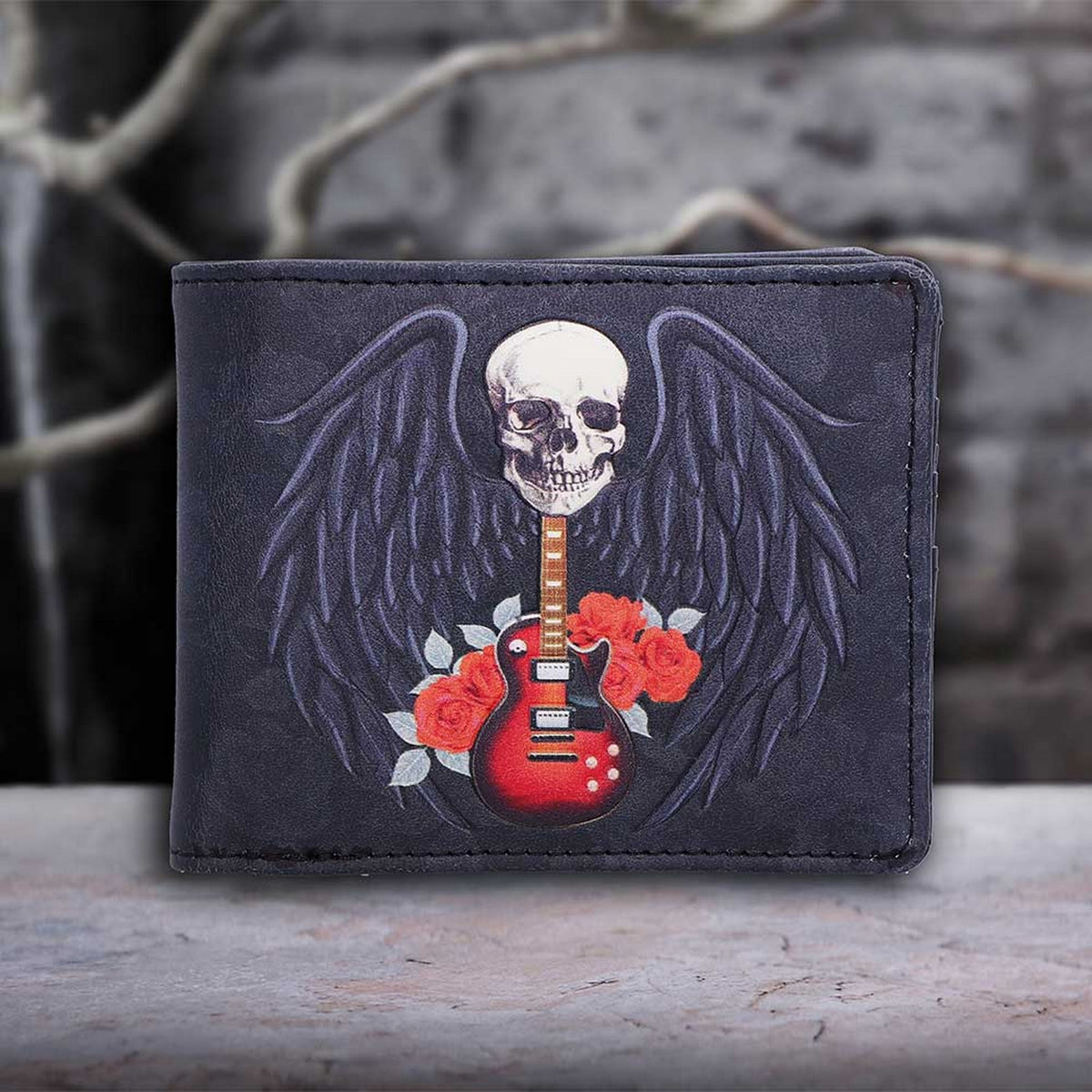 Rock and Roses Gothic Skull Wallet C6574Y3