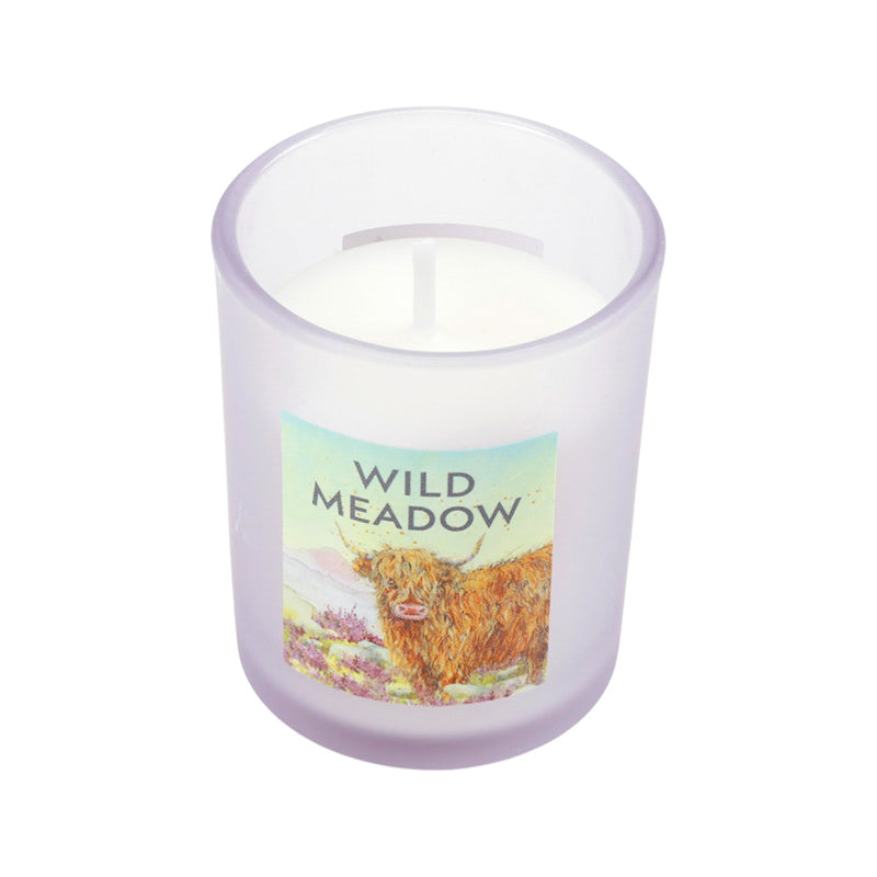 Jan Pashley Highland Coo Cow Votive Scented Candle CAND112
