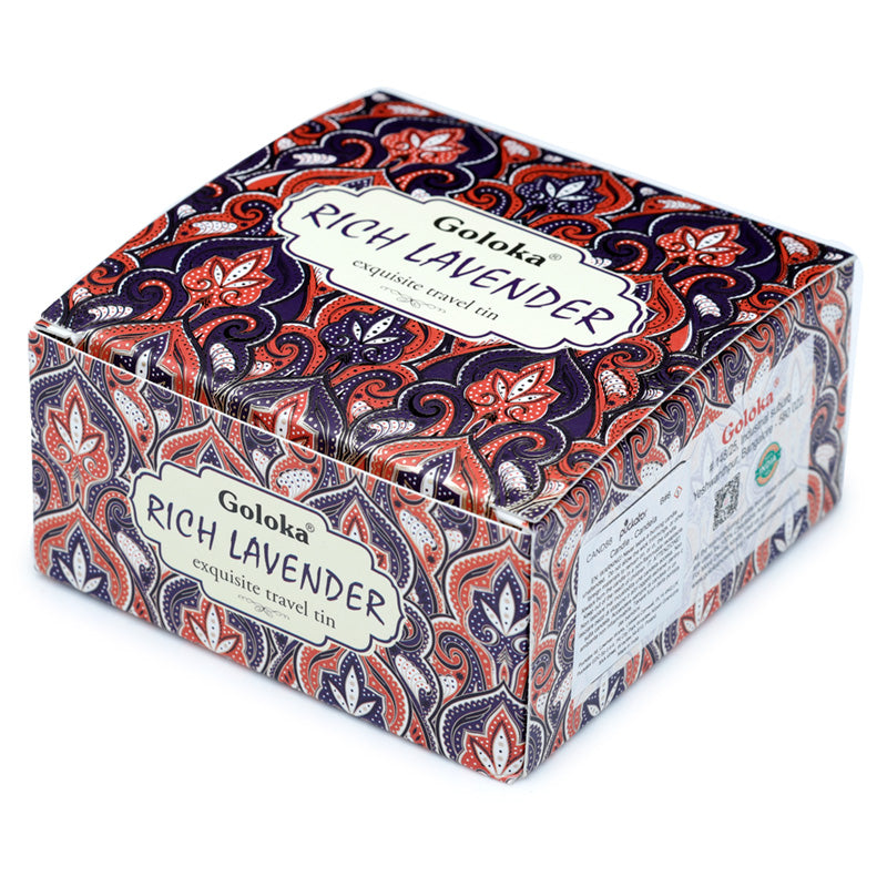 Goloka Lavender Wax Candle Tin CAND88